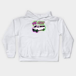 Van life camper van graffiti Kids Hoodie